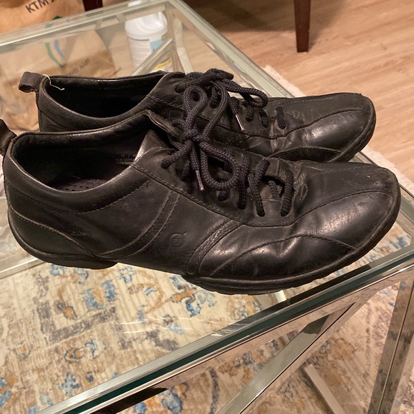 Born Men’s black leather lace up shoes - Picture 4 of 5